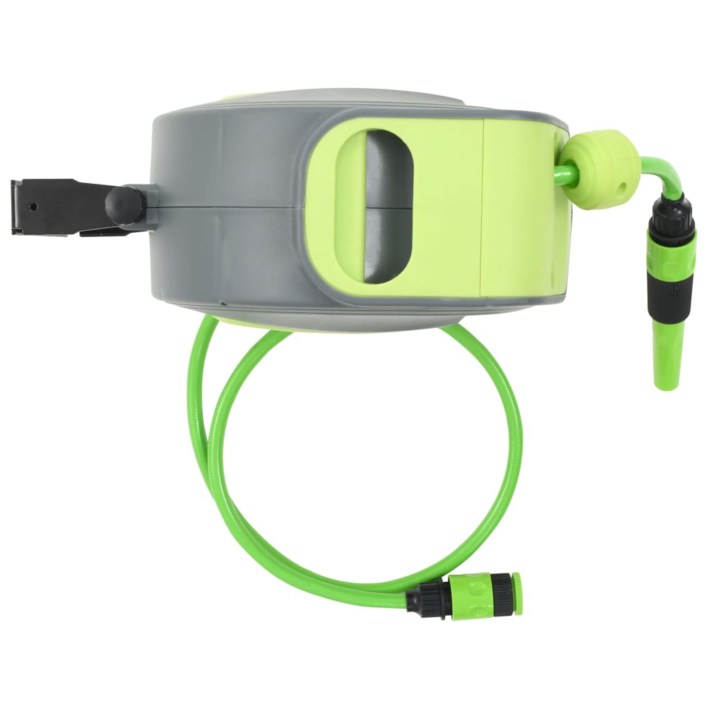 vidaXL Tambur furtun retractabil automat cu montaj pe perete 10 + 1 m