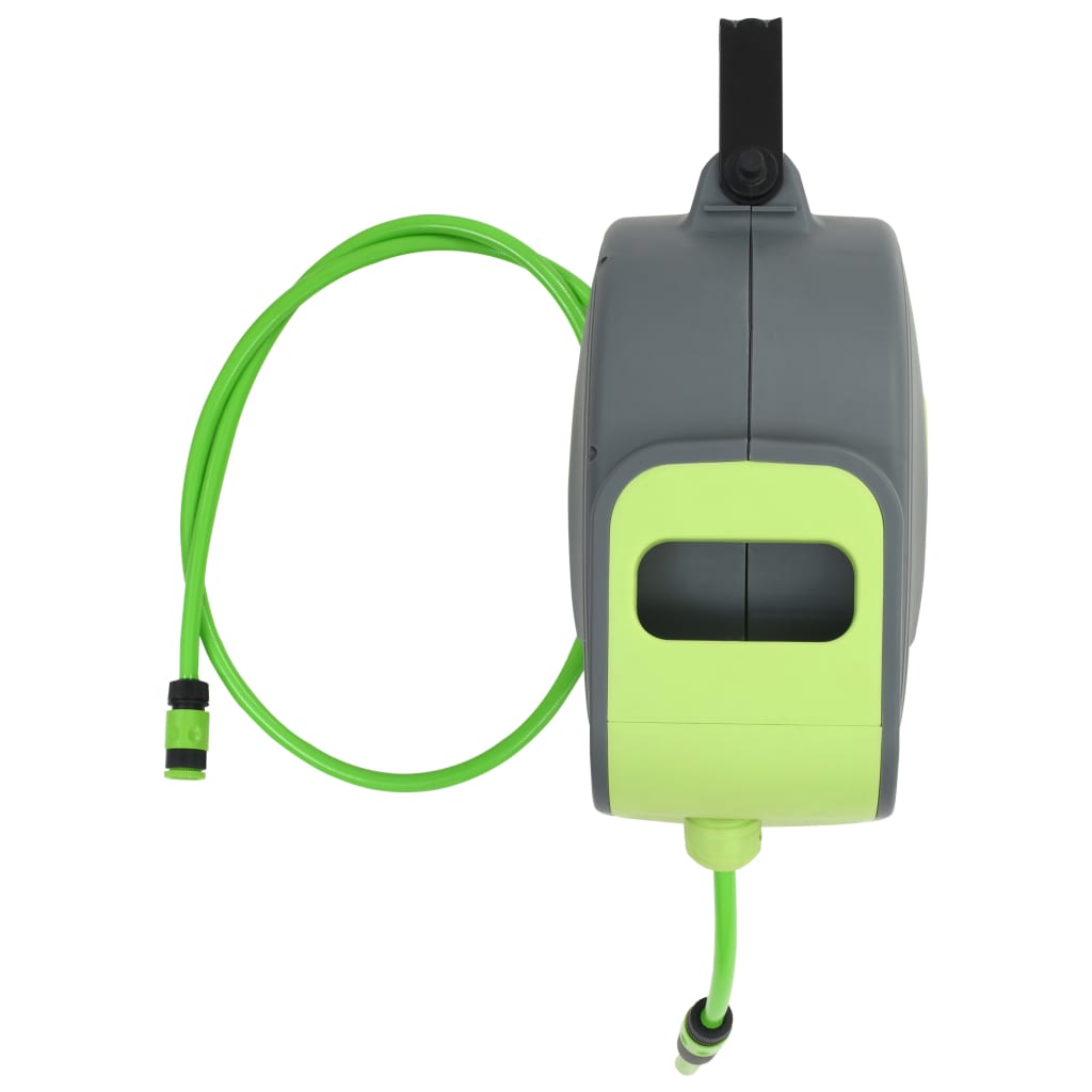 vidaXL Tambur furtun retractabil automat cu montaj pe perete 30 + 2 m