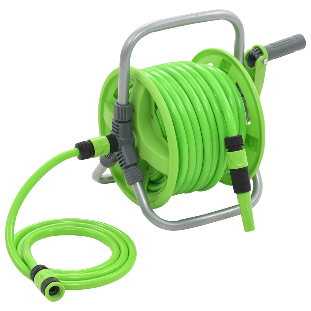 vidaXL Tambur furtun de apă, 20 + 2 m vidaXL Tambur furtun de apă, 20 + 2 m