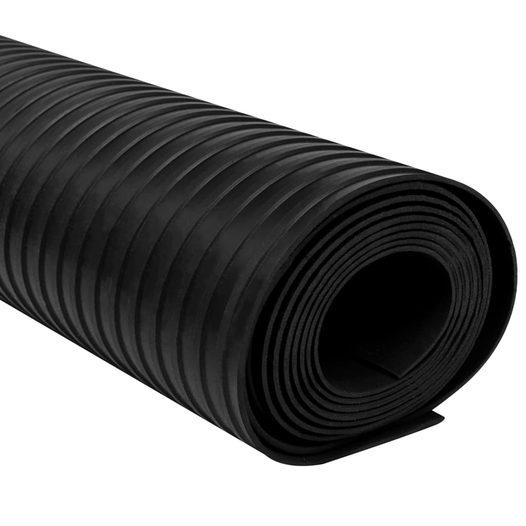 vidaXL Covor de cauciuc anti-alunecare, 1,5 x 2 m, 3 mm, nervuri late vidaXL Covor de cauciuc anti-alunecare, 1,5 x 2 m, 3 mm, nervuri late