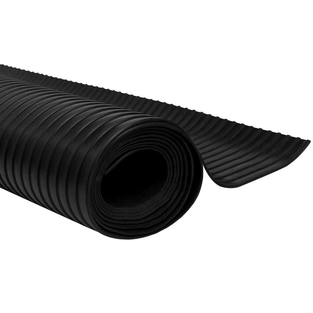 vidaXL Covor de cauciuc anti-alunecare, 1,5 x 2 m, 3 mm, nervuri late vidaXL Covor de cauciuc anti-alunecare, 1,5 x 2 m, 3 mm, nervuri late