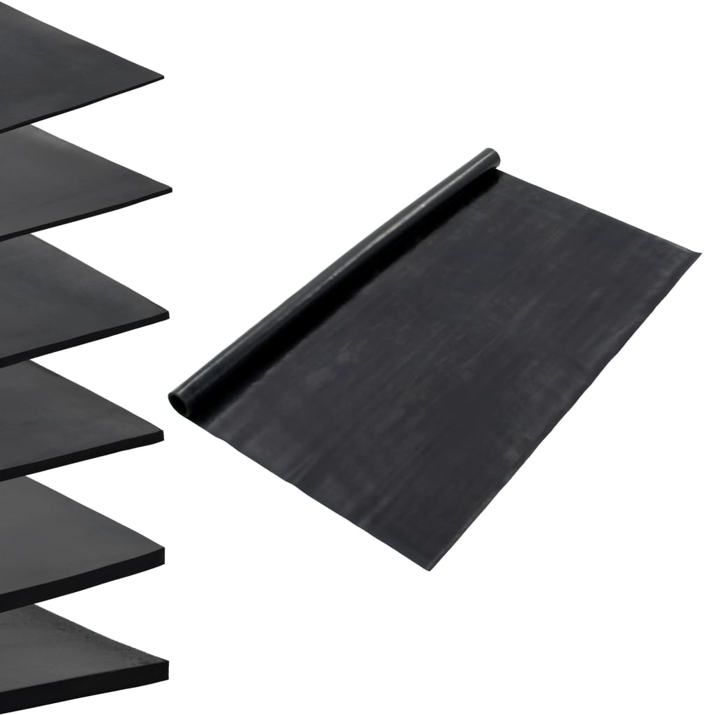 vidaXL Covor de cauciuc anti-alunecare, 1,2 x 5 m, 1 mm, neted vidaXL Covor de cauciuc anti-alunecare, 1,2 x 5 m, 1 mm, neted