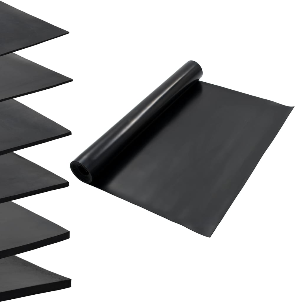 vidaXL Covor de cauciuc anti-alunecare, 1,2 x 5 m, 3 mm, neted vidaXL Covor de cauciuc anti-alunecare, 1,2 x 5 m, 3 mm, neted