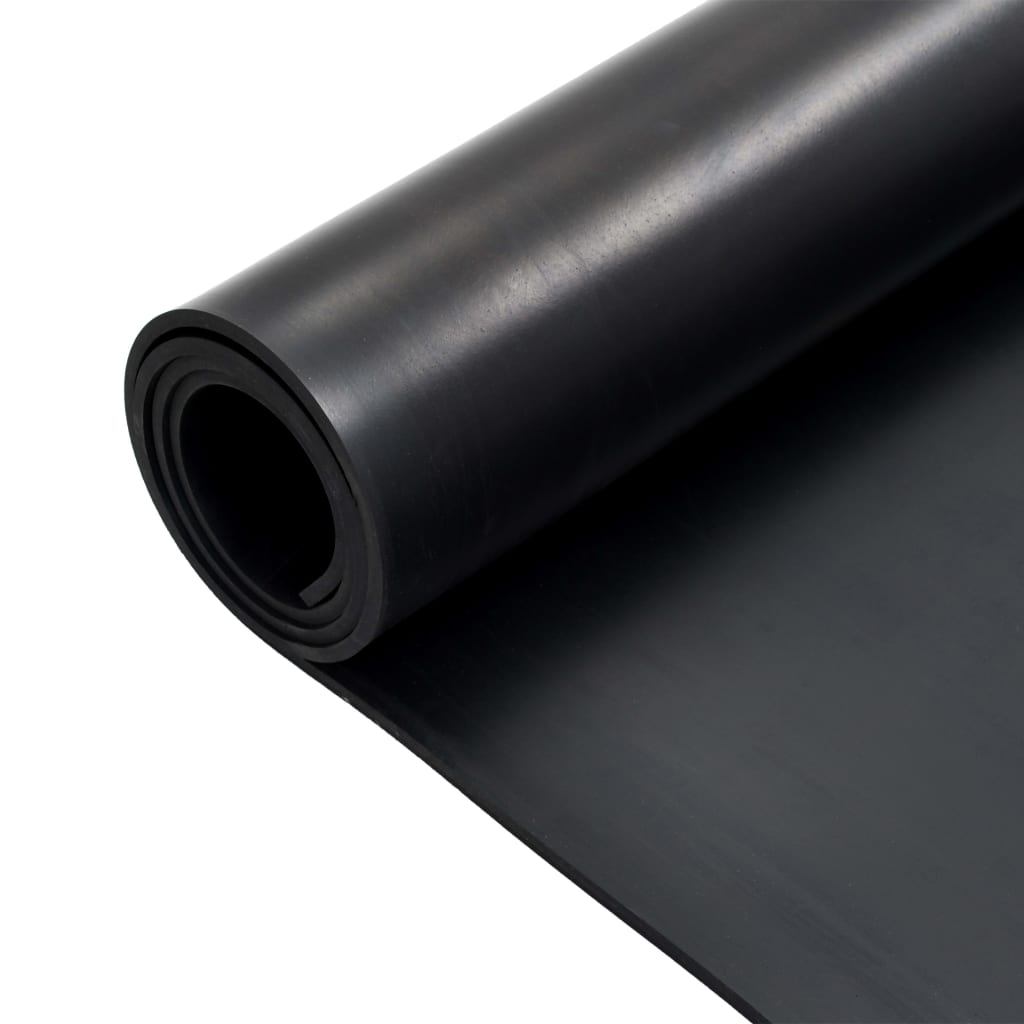 vidaXL Covor de cauciuc anti-alunecare, 1,2 x 2 m, 6 mm, neted