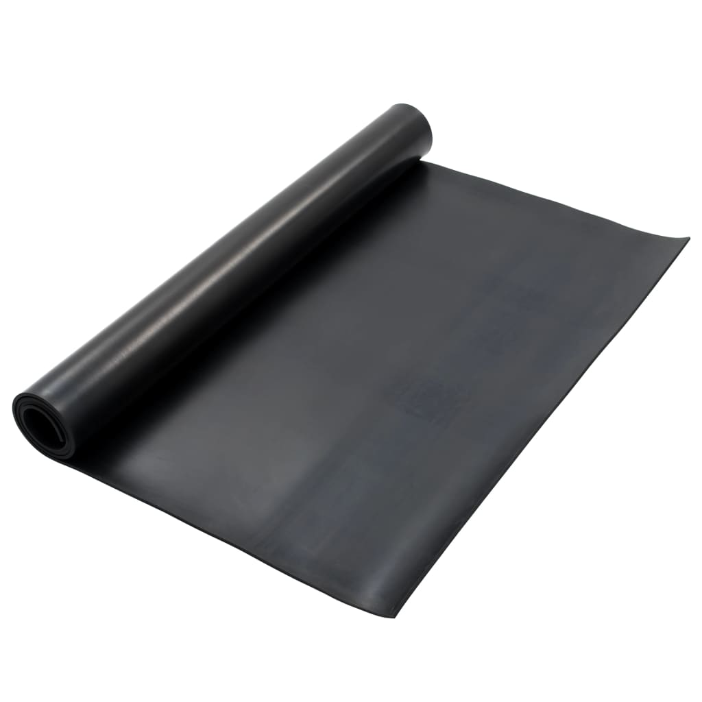 vidaXL Covor de cauciuc anti-alunecare, 1,2 x 2 m, 6 mm, neted