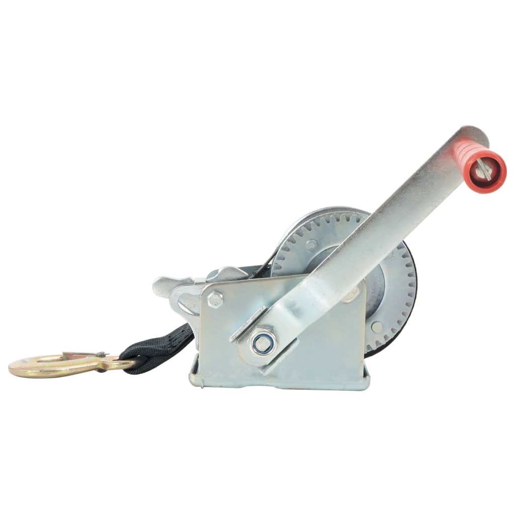 vidaXL Troliu manual cu bandă, 360 kg vidaXL Troliu manual cu bandă, 360 kg
