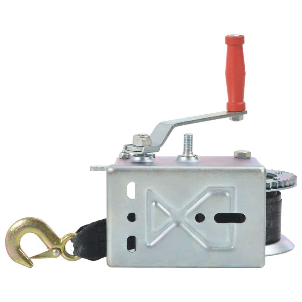 vidaXL Troliu manual cu bandă, 1130 kg vidaXL Troliu manual cu bandă, 1130 kg