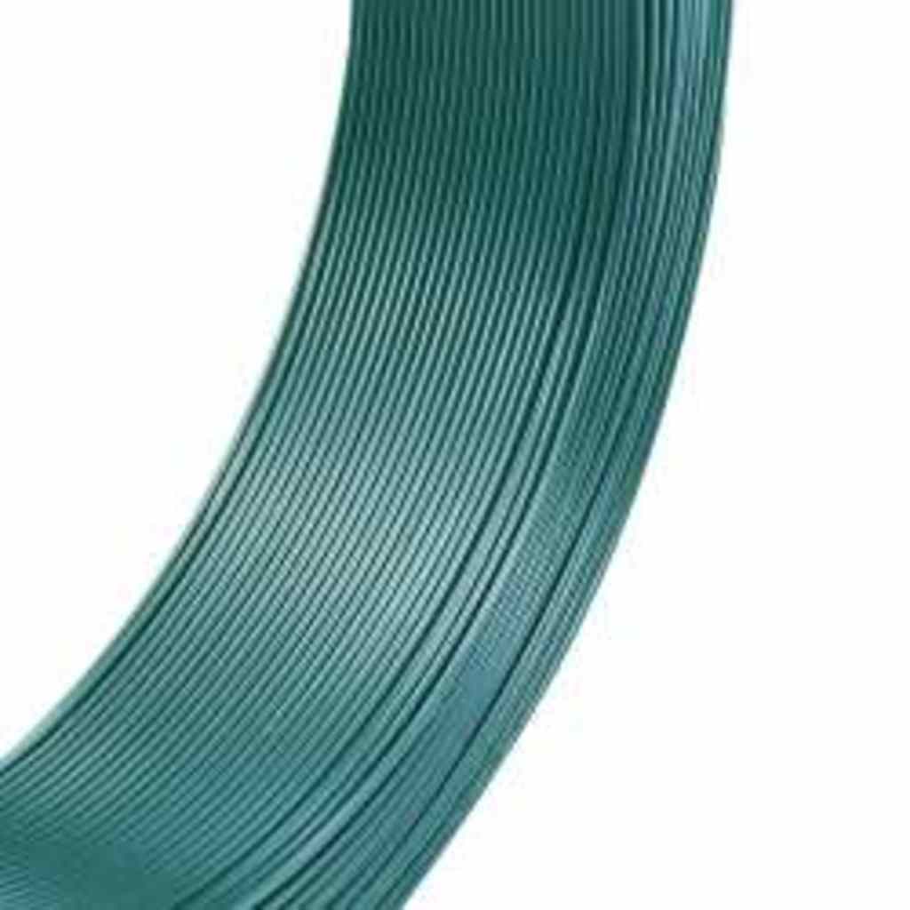 vidaXL Fir tensionare pentru gard 250 m 2,3/3,8 mm verde închis, oțel