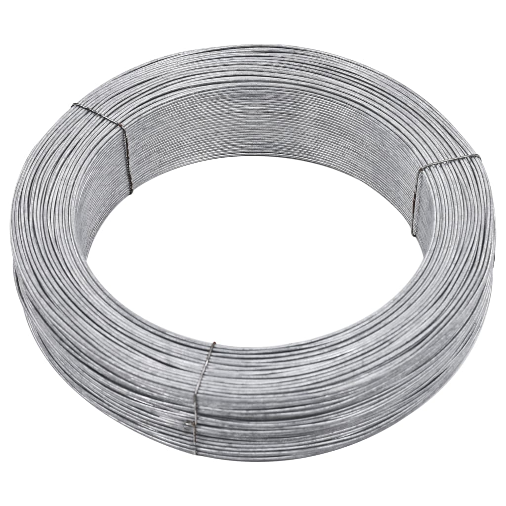 vidaXL Fir de tensionare pentru gard, 250 m, 3,8 mm, oțel vidaXL Fir de tensionare pentru gard, 250 m, 3,8 mm, oțel