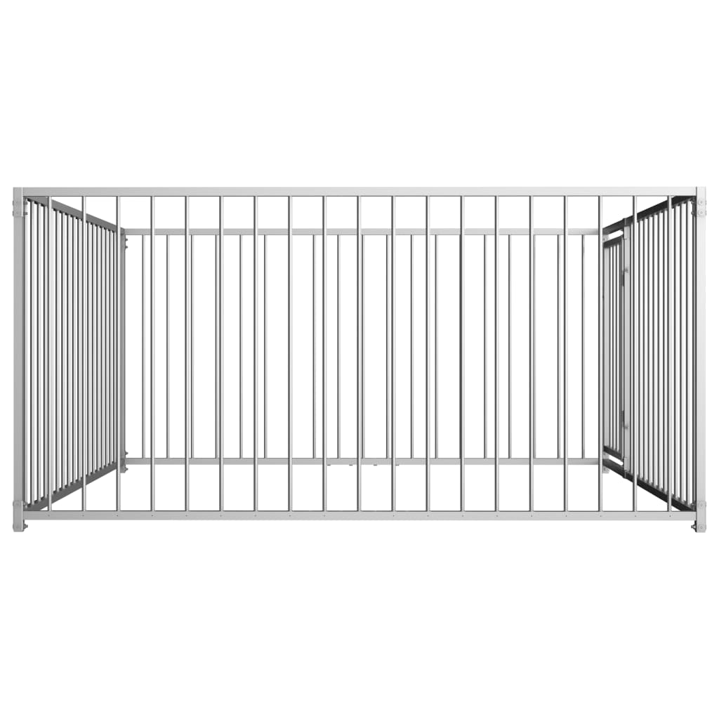 vidaXL Padoc de câini pentru exterior, 200 x 200 x 100 cm vidaXL Padoc de câini pentru exterior, 200 x 200 x 100 cm