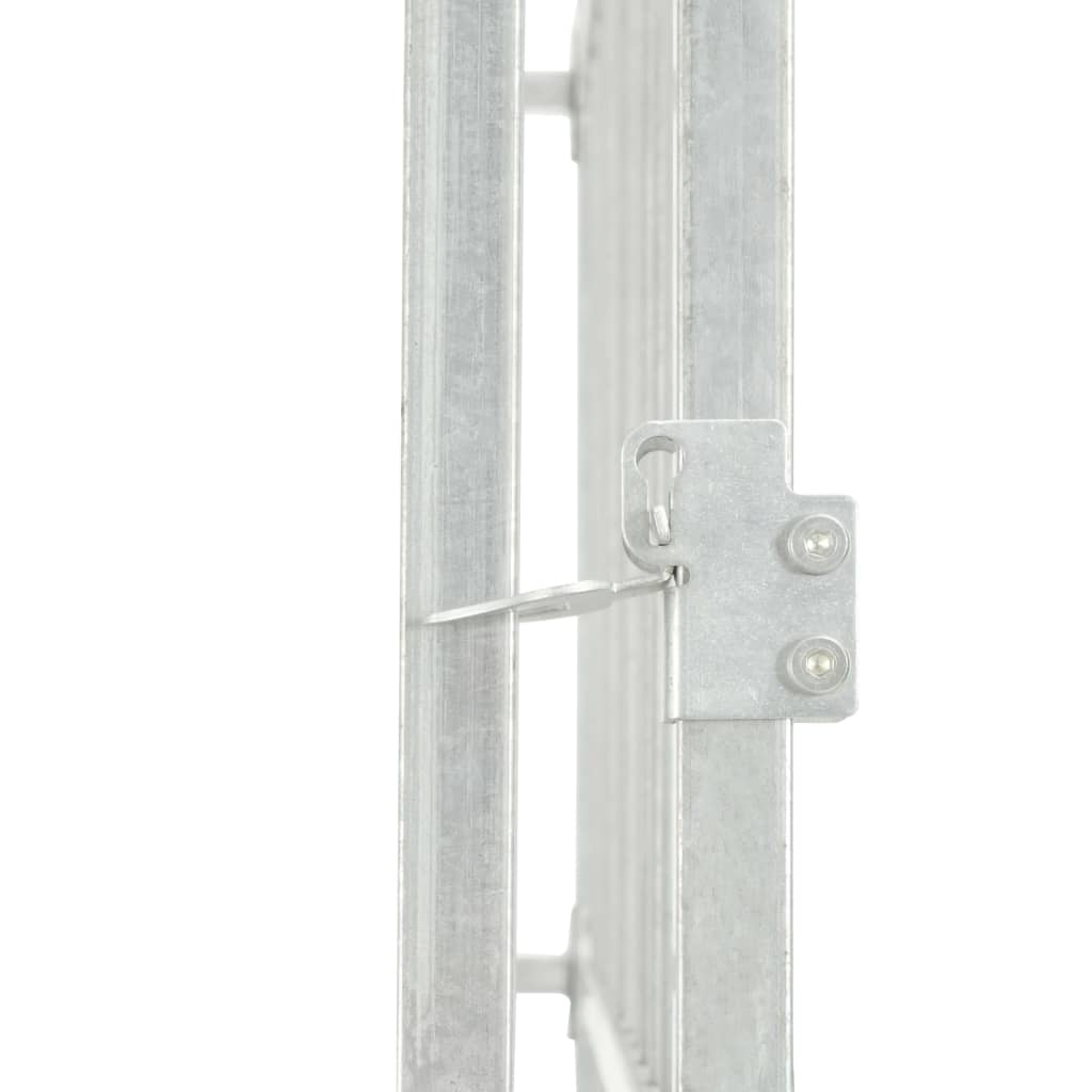 vidaXL Padoc de câini pentru exterior, 200 x 400 x 100 cm