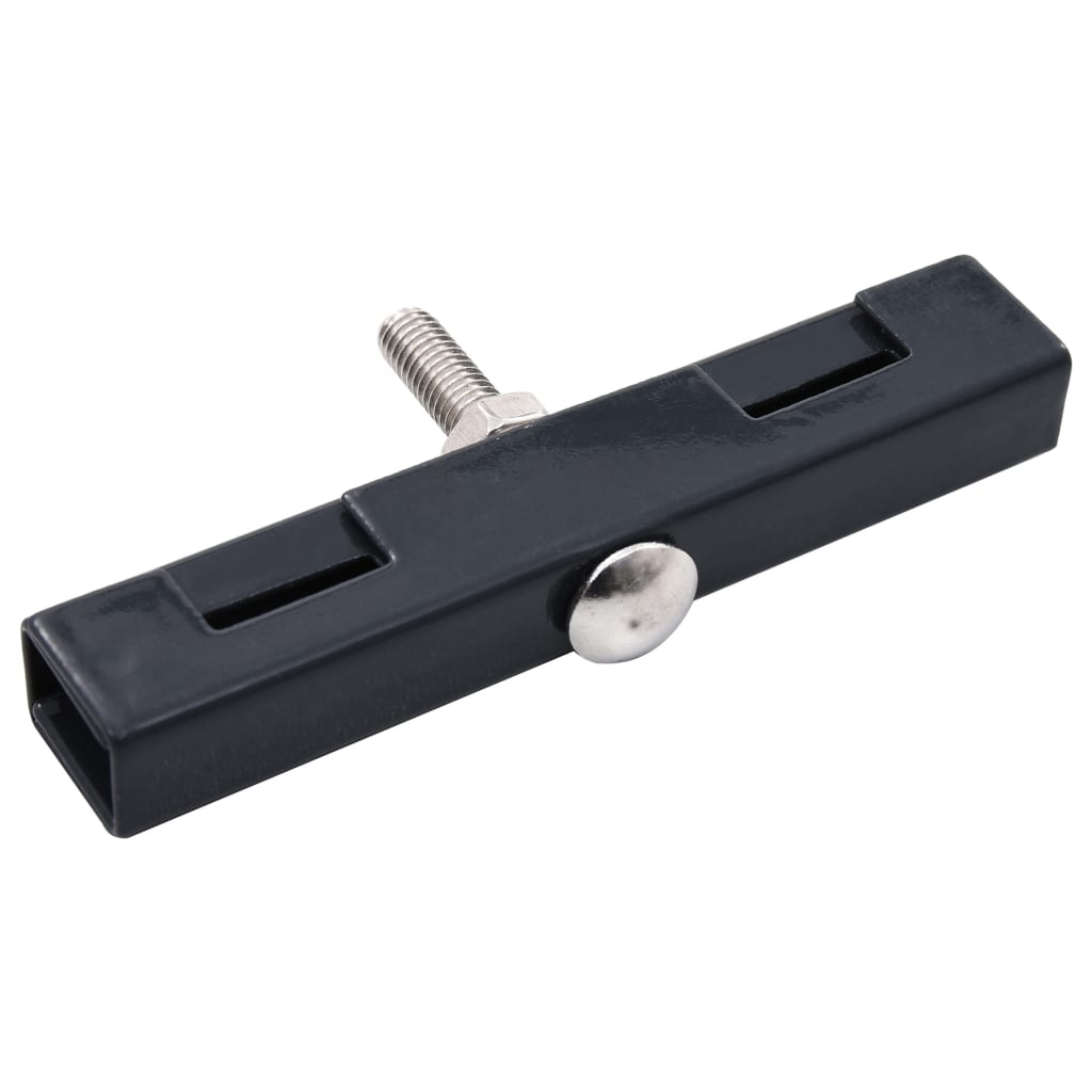 vidaXL Conector în formă de U grilaj grădină, 10 seturi, antracit vidaXL Conector în formă de U grilaj grădină, 10 seturi, antracit