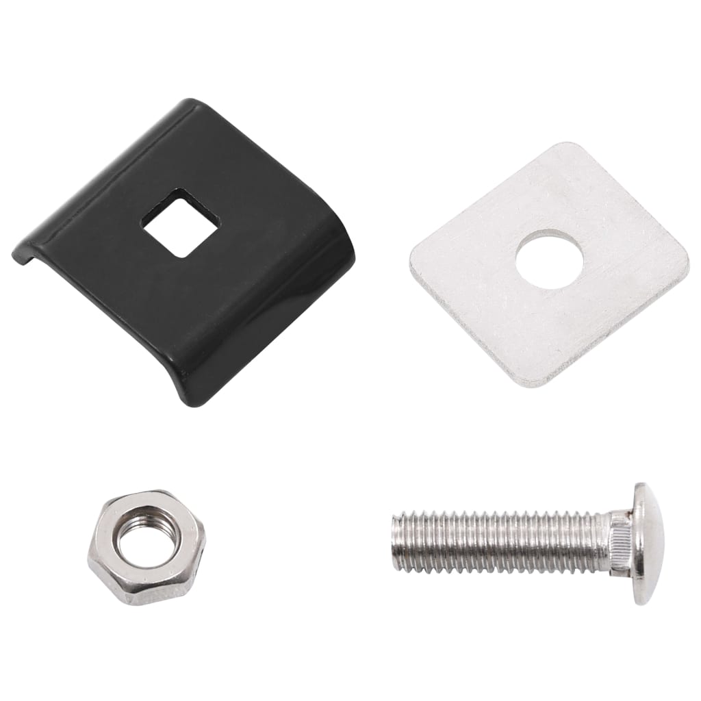vidaXL Conector grilaj din plasă, antracit, 25 seturi vidaXL Conector grilaj din plasă, antracit, 25 seturi