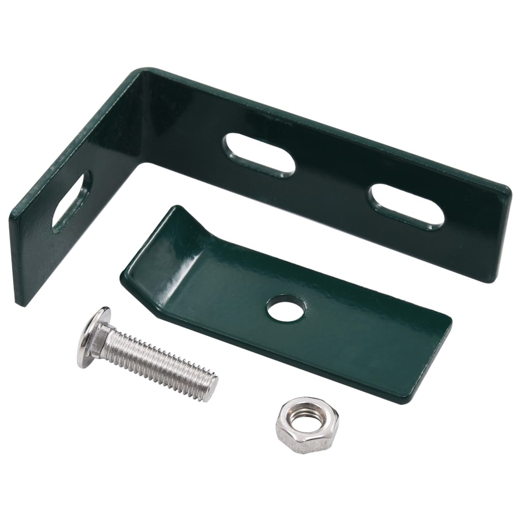 vidaXL Conector de colț de perete, 10 seturi, verde vidaXL Conector de colț de perete, 10 seturi, verde