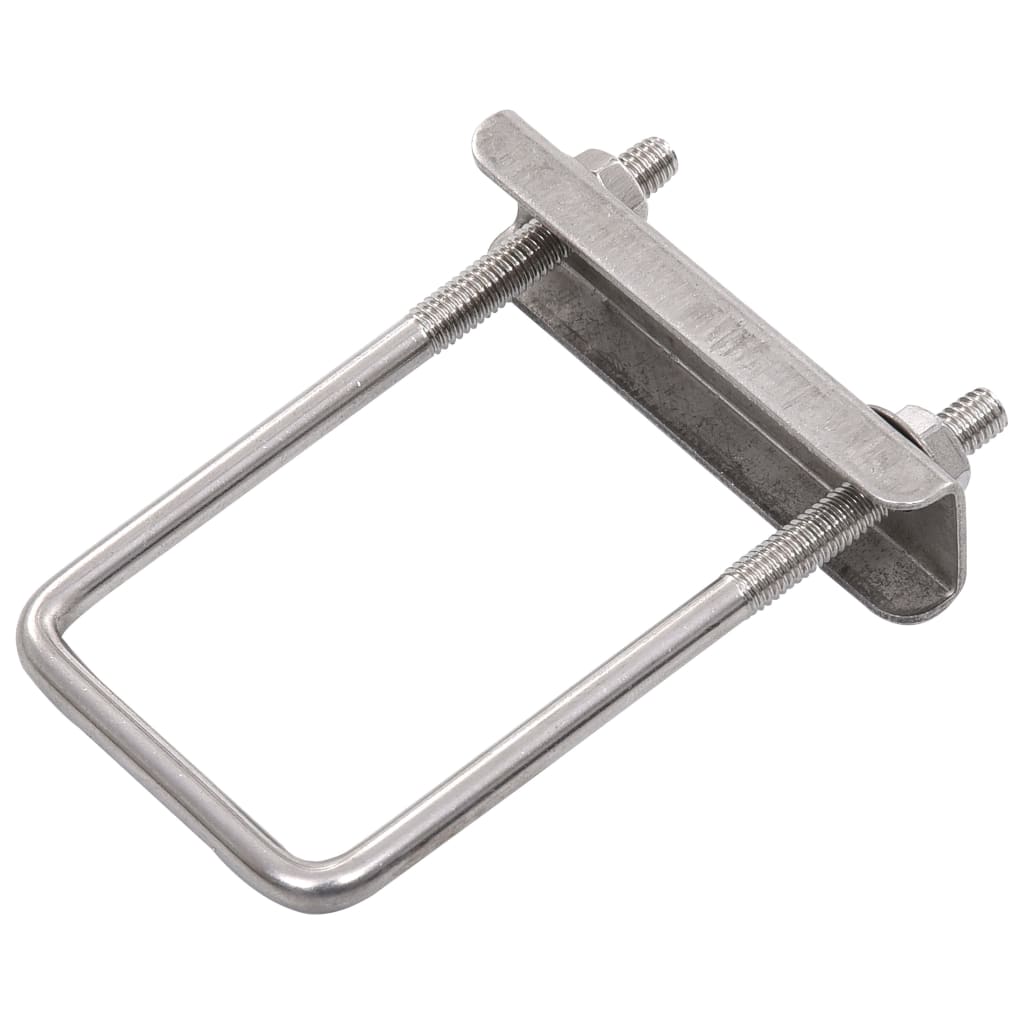vidaXL Clemă de prindere tip U pentru stâlp gard, 60x40 mm, 25 seturi vidaXL Clemă de prindere tip U pentru stâlp gard, 60x40 mm, 25 seturi