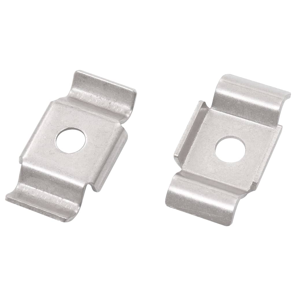 vidaXL Cleme de gard tip fluture, 50 buc., oțel inoxidabil vidaXL Cleme de gard tip fluture, 50 buc., oțel inoxidabil