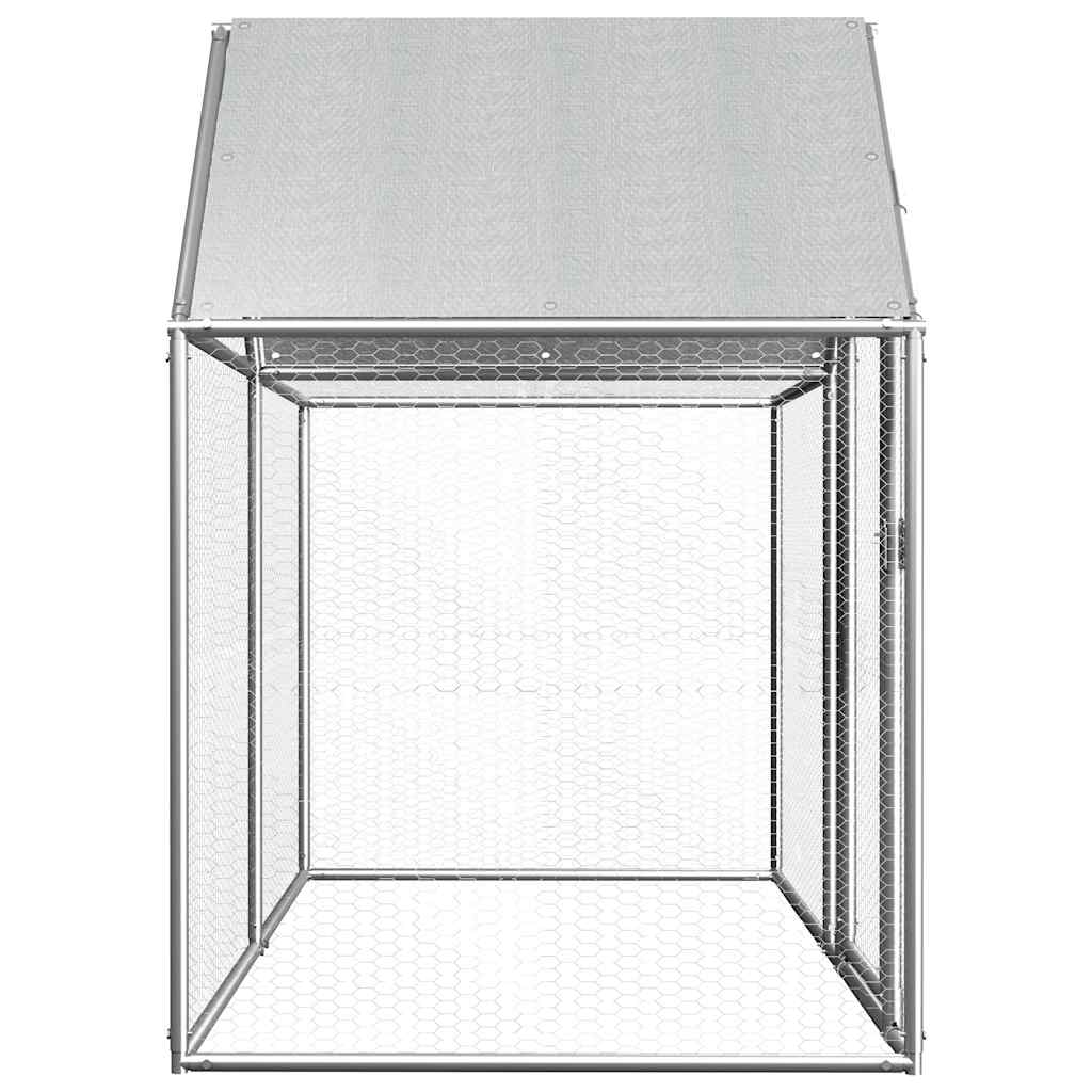 vidaXL Coteț pentru păsări, 2 x 1 x 1,5 m, oțel galvanizat vidaXL Coteț pentru păsări, 2 x 1 x 1,5 m, oțel galvanizat