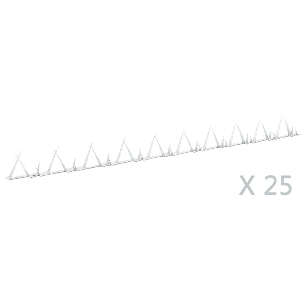 vidaXL Țepi de perete, 25 buc., 1 m, oțel vidaXL Țepi de perete, 25 buc., 1 m, oțel