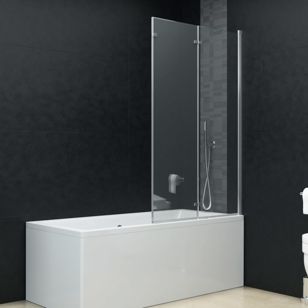 vidaXL Cabină de duș pliabilă, 3 panouri, 130 x 138 cm, ESG vidaXL Cabină de duș pliabilă, 3 panouri, 130 x 138 cm, ESG