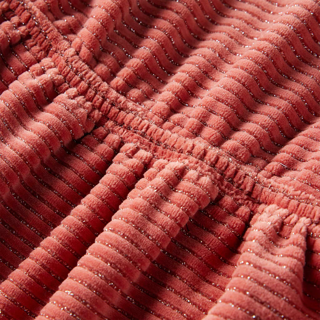 Rochie pentru copii cu mâneci lungi, roz mediu, 140