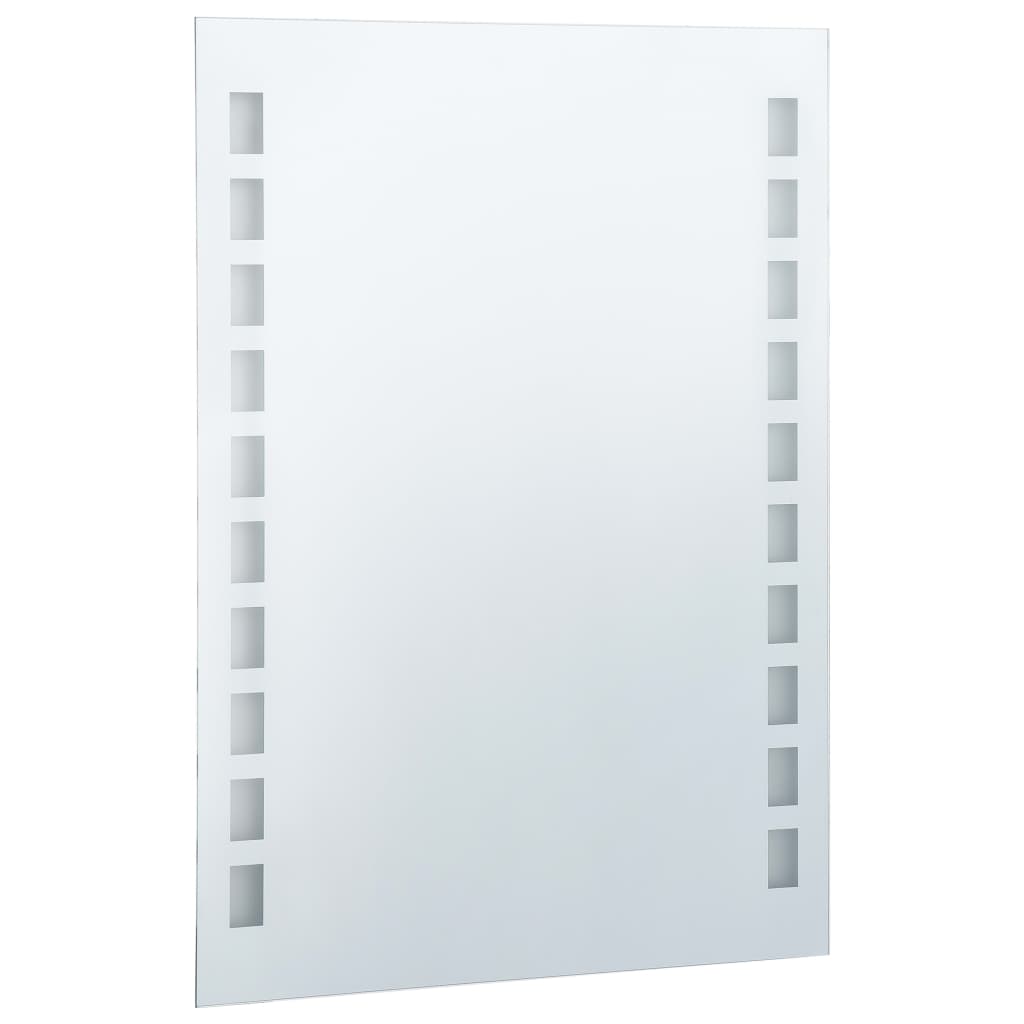 vidaXL Oglindă cu LED de perete de baie, 60 x 80 cm vidaXL Oglindă cu LED de perete de baie, 60 x 80 cm