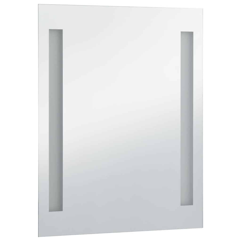 vidaXL Oglindă cu LED de perete de baie, 60 x 80 cm vidaXL Oglindă cu LED de perete de baie, 60 x 80 cm