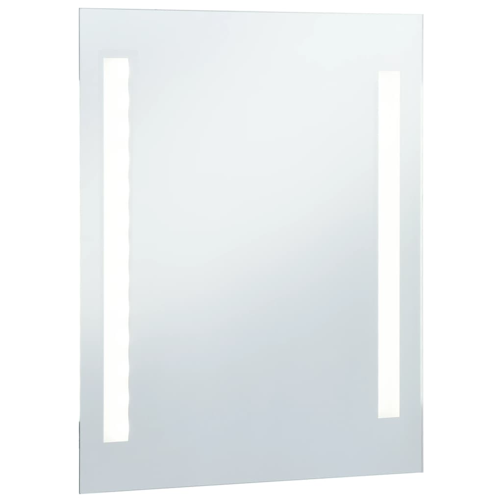 vidaXL Oglindă cu LED de perete de baie, 60 x 80 cm vidaXL Oglindă cu LED de perete de baie, 60 x 80 cm