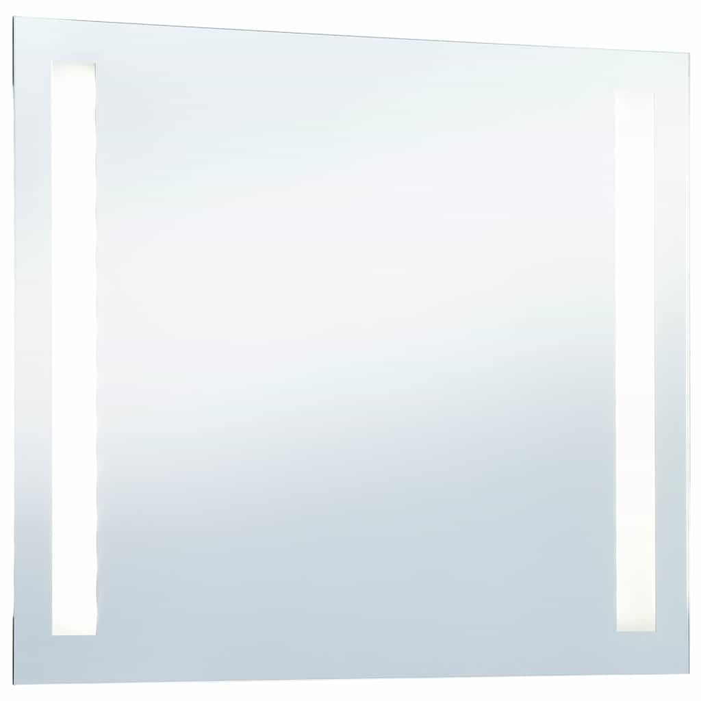 vidaXL Oglindă cu LED de perete pentru baie, 60 x 50 cm vidaXL Oglindă cu LED de perete pentru baie, 60 x 50 cm
