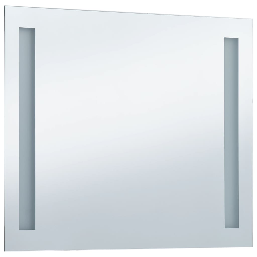 vidaXL Oglindă cu LED de perete pentru baie, 80 x 60 cm vidaXL Oglindă cu LED de perete pentru baie, 80 x 60 cm