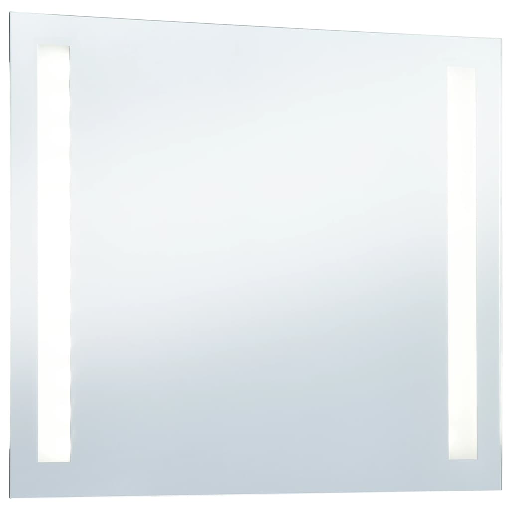 vidaXL Oglindă cu LED de perete pentru baie, 80 x 60 cm vidaXL Oglindă cu LED de perete pentru baie, 80 x 60 cm
