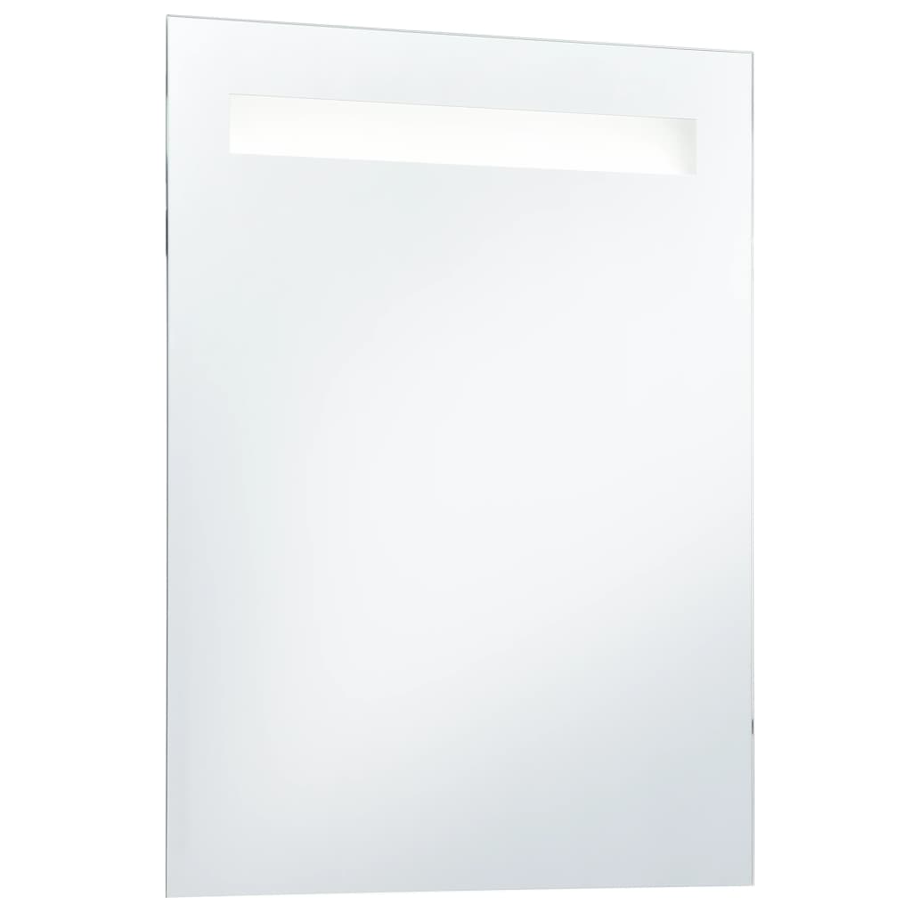 vidaXL Oglindă cu LED de perete de baie, 60 x 80 cm vidaXL Oglindă cu LED de perete de baie, 60 x 80 cm