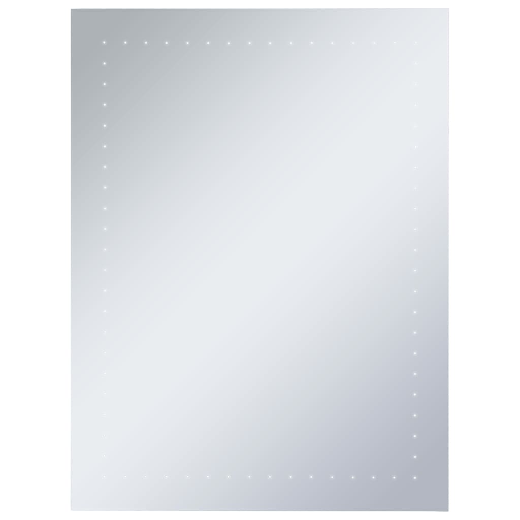 vidaXL Oglindă cu LED de perete de baie, 60 x 80 cm vidaXL Oglindă cu LED de perete de baie, 60 x 80 cm