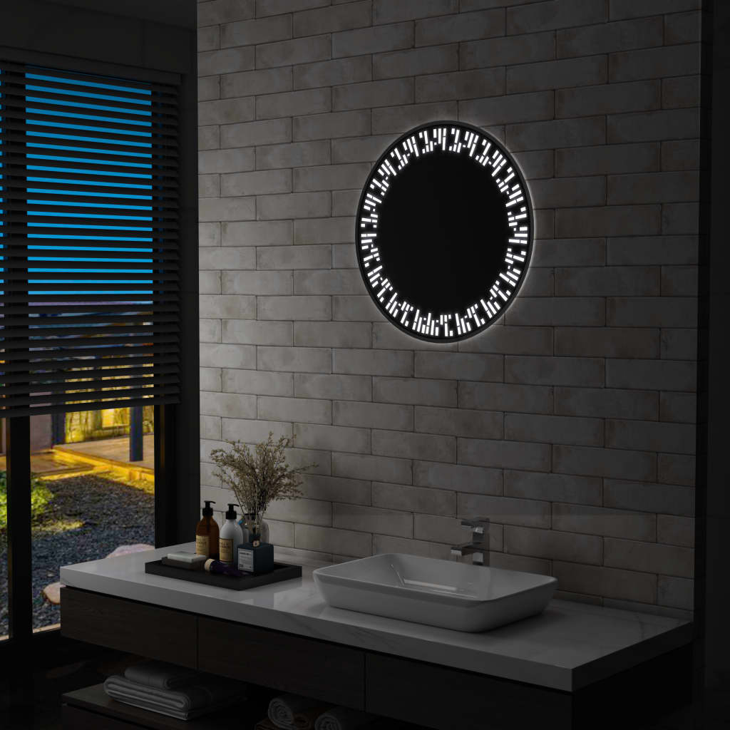 vidaXL Oglindă cu LED de baie, 60 cm vidaXL Oglindă cu LED de baie, 60 cm