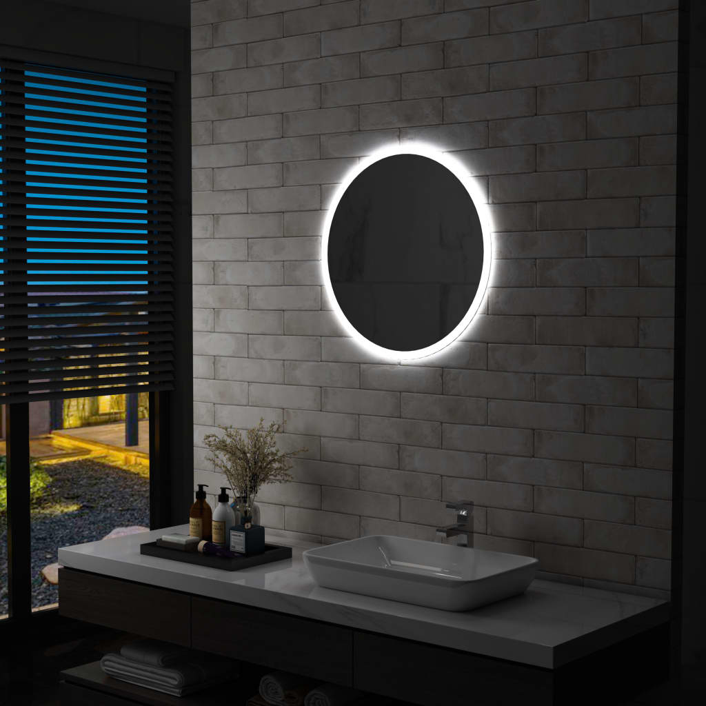 vidaXL Oglindă cu LED de baie, 60 cm vidaXL Oglindă cu LED de baie, 60 cm