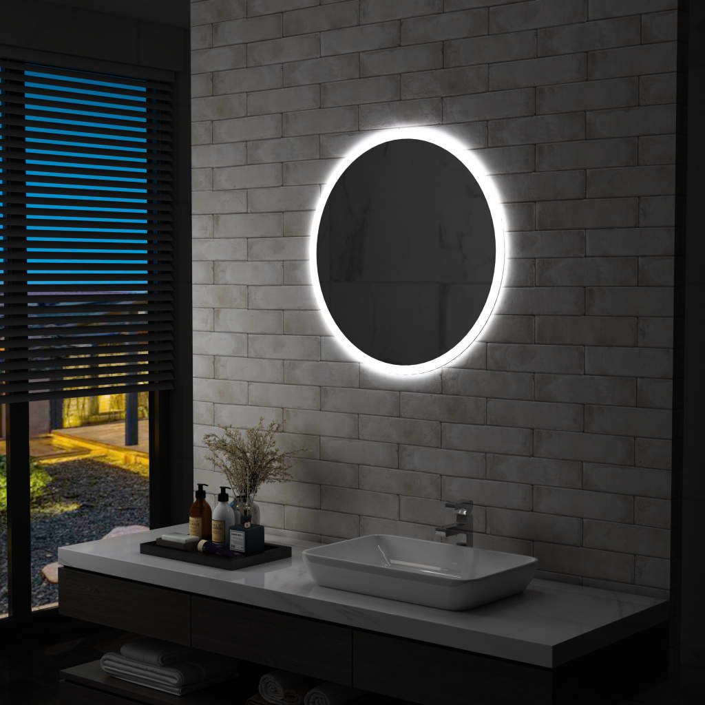 vidaXL Oglindă cu LED de baie, 70 cm vidaXL Oglindă cu LED de baie, 70 cm