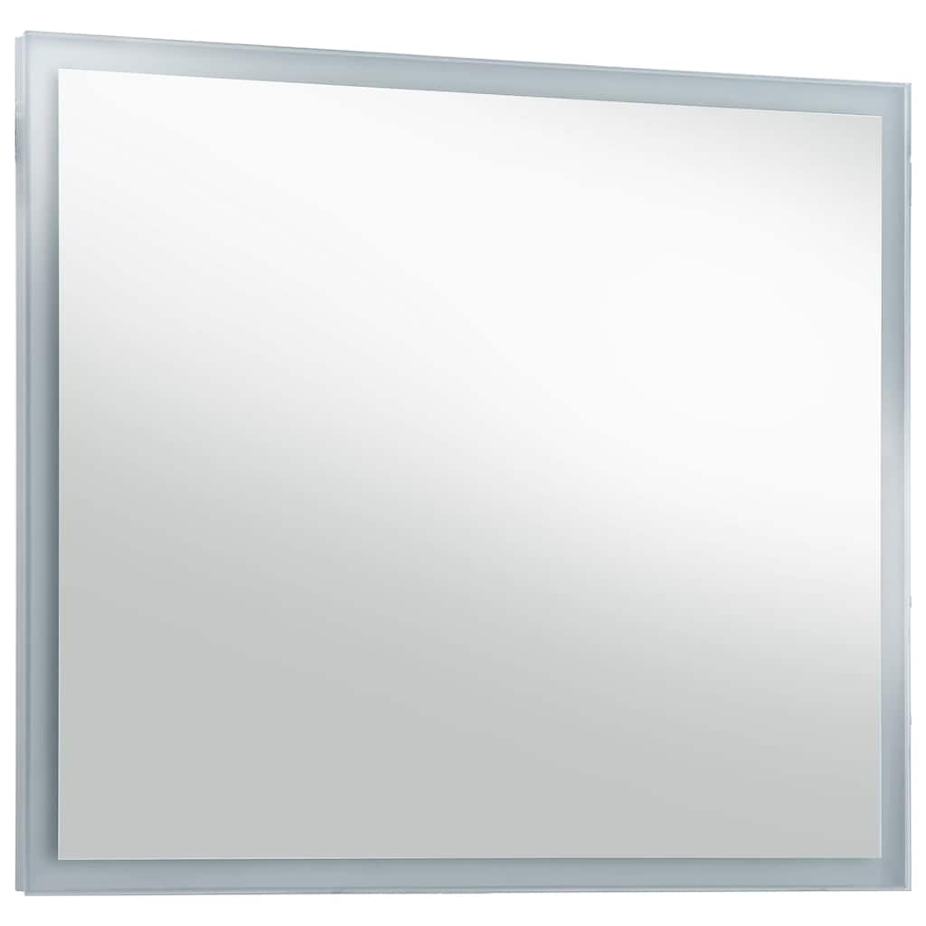vidaXL Oglindă cu LED de perete pentru baie, 60 x 50 cm vidaXL Oglindă cu LED de perete pentru baie, 60 x 50 cm