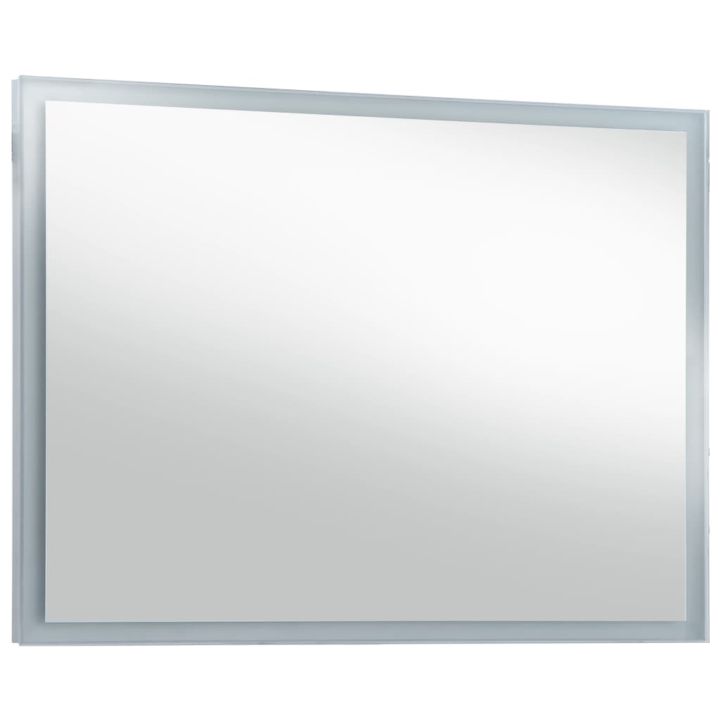 vidaXL Oglindă cu LED pentru perete de baie, 100 x 60 cm vidaXL Oglindă cu LED pentru perete de baie, 100 x 60 cm