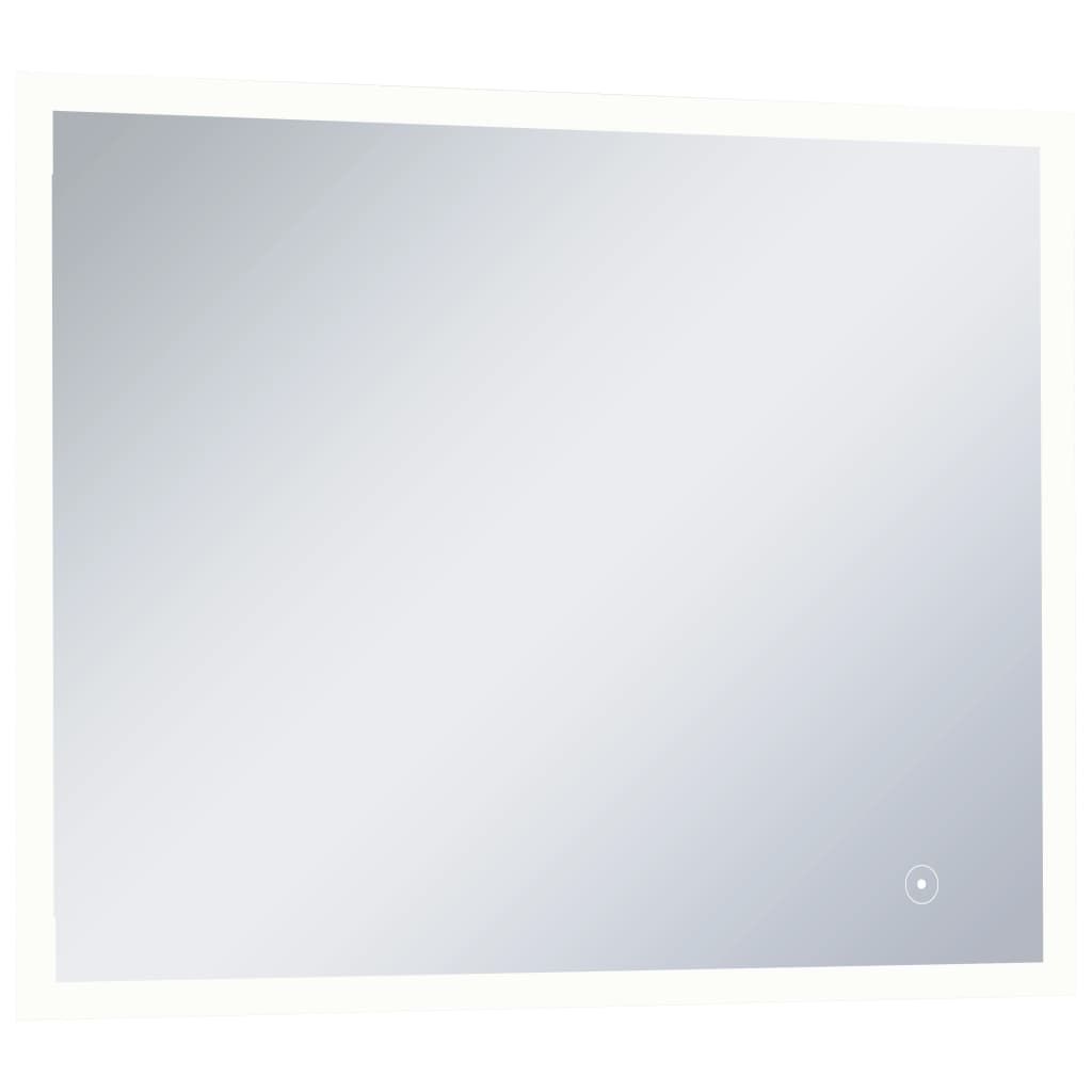 vidaXL Oglindă cu LED de perete de baie, cu senzor tactil, 80 x 60 cm vidaXL Oglindă cu LED de perete de baie, cu senzor tactil, 80 x 60 cm
