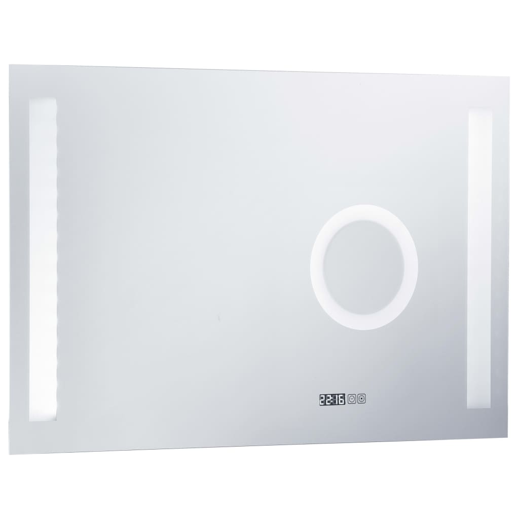 vidaXL Oglindă cu LED de perete de baie, cu senzor tactil, 100x60 cm vidaXL Oglindă cu LED de perete de baie, cu senzor tactil, 100x60 cm