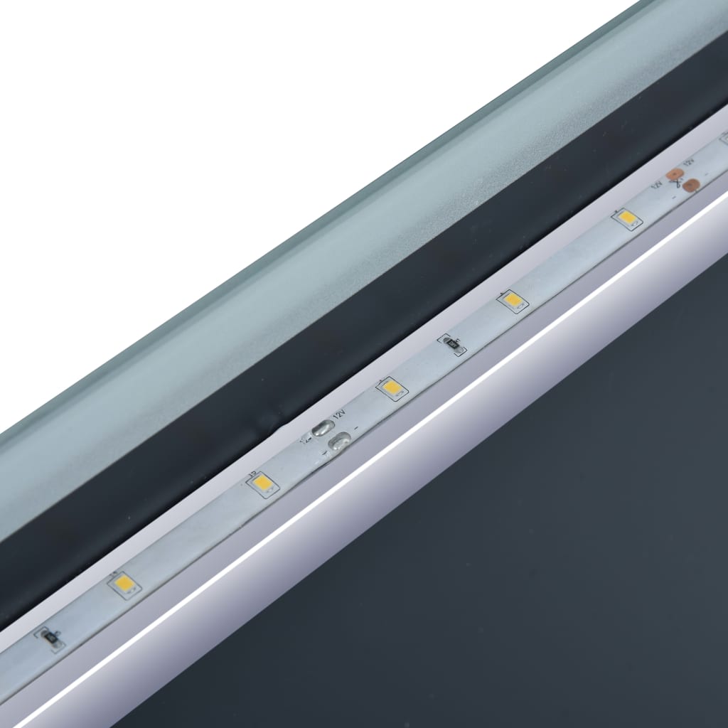 vidaXL Oglindă cu LED de perete de baie, cu senzor tactil, 100x60 cm vidaXL Oglindă cu LED de perete de baie, cu senzor tactil, 100x60 cm