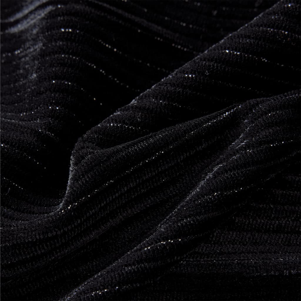 Fusta de copii cu talie leopard, negru, 92