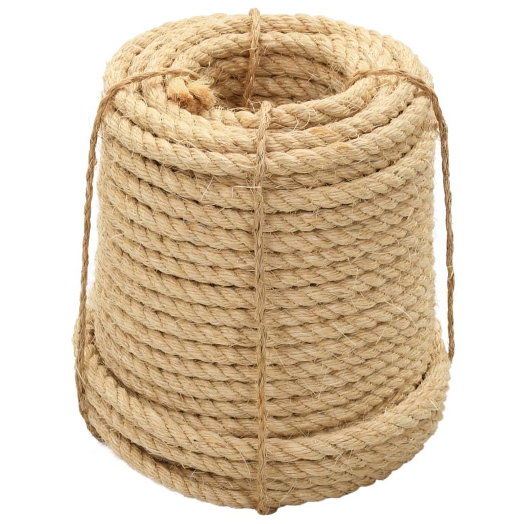 vidaXL Frânghie, 50 m, 14 mm, sisal 100% vidaXL Frânghie, 50 m, 14 mm, sisal 100%