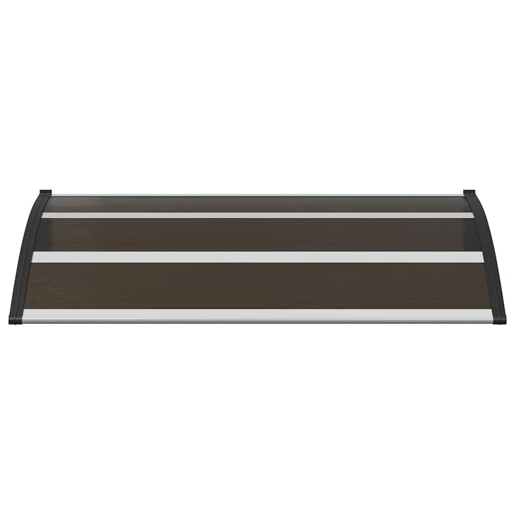 vidaXL Copertină de ușă, negru, 120 x 75 cm, PC vidaXL Copertină de ușă, negru, 120 x 75 cm, PC
