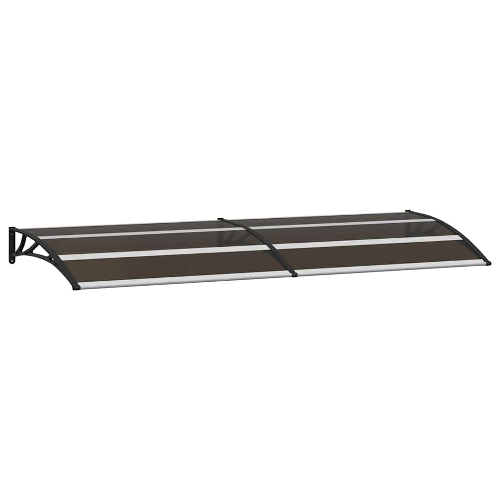 vidaXL Copertină de ușă, negru, 240 x 75 cm, PC vidaXL Copertină de ușă, negru, 240 x 75 cm, PC
