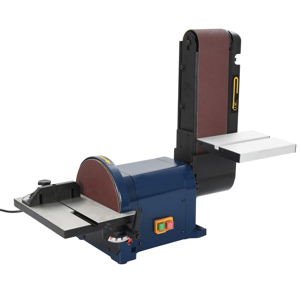 vidaXL Mașină de șlefuit electrică cu disc și bandă 500 W 200 mm vidaXL Mașină de șlefuit electrică cu disc și bandă 500 W 200 mm
