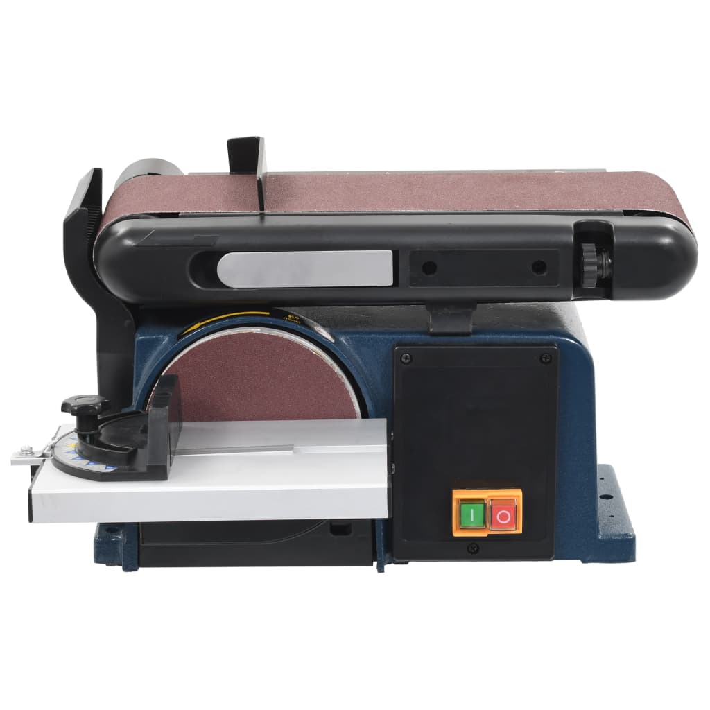 vidaXL Mașină de șlefuit electrică cu disc și bandă, 370 W, 150 mm vidaXL Mașină de șlefuit electrică cu disc și bandă, 370 W, 150 mm