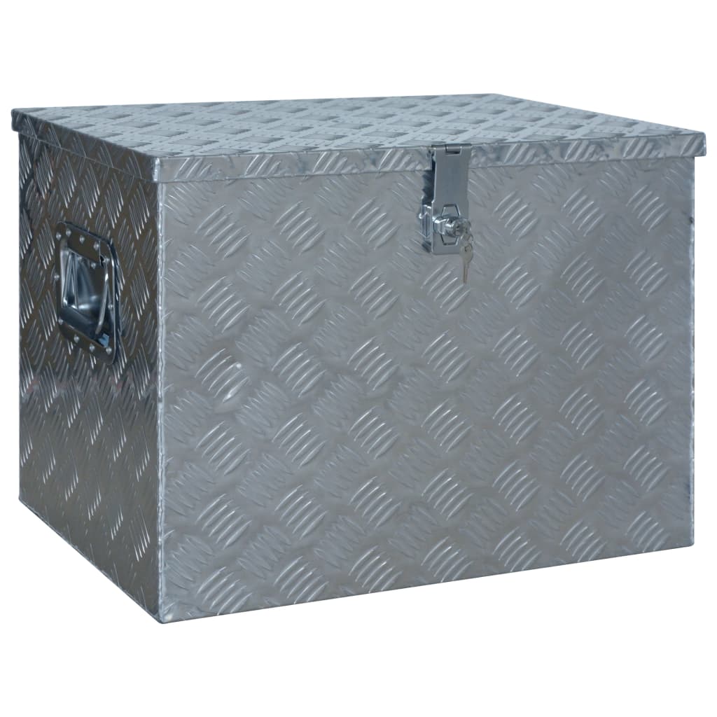 vidaXL Ladă din aluminiu, 610 x 430 x 455 cm, argintiu vidaXL Ladă din aluminiu, 610 x 430 x 455 cm, argintiu