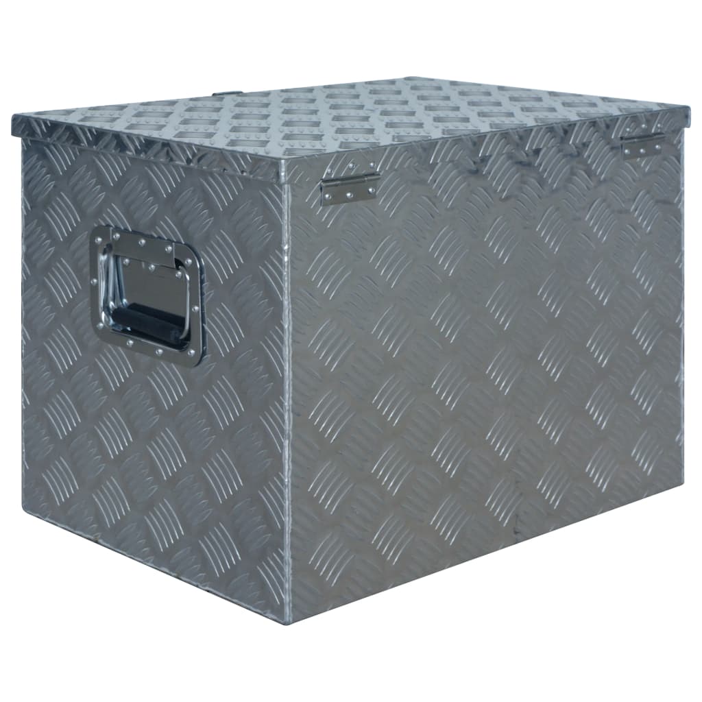 vidaXL Ladă din aluminiu, 610 x 430 x 455 cm, argintiu vidaXL Ladă din aluminiu, 610 x 430 x 455 cm, argintiu