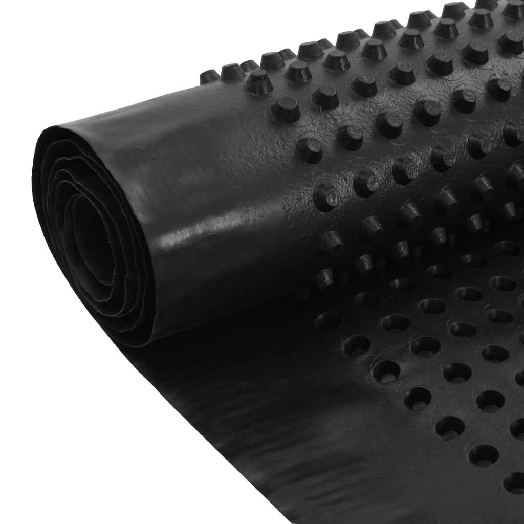 vidaXL Membrană de drenaj cu crampoane, 1 x 20 m, HDPE, 400 g/m²