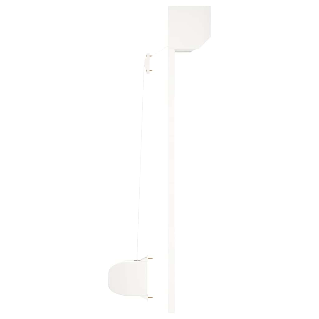vidaXL Oblon rulant, alb, 100 x 100 cm, aluminiu vidaXL Oblon rulant, alb, 100 x 100 cm, aluminiu